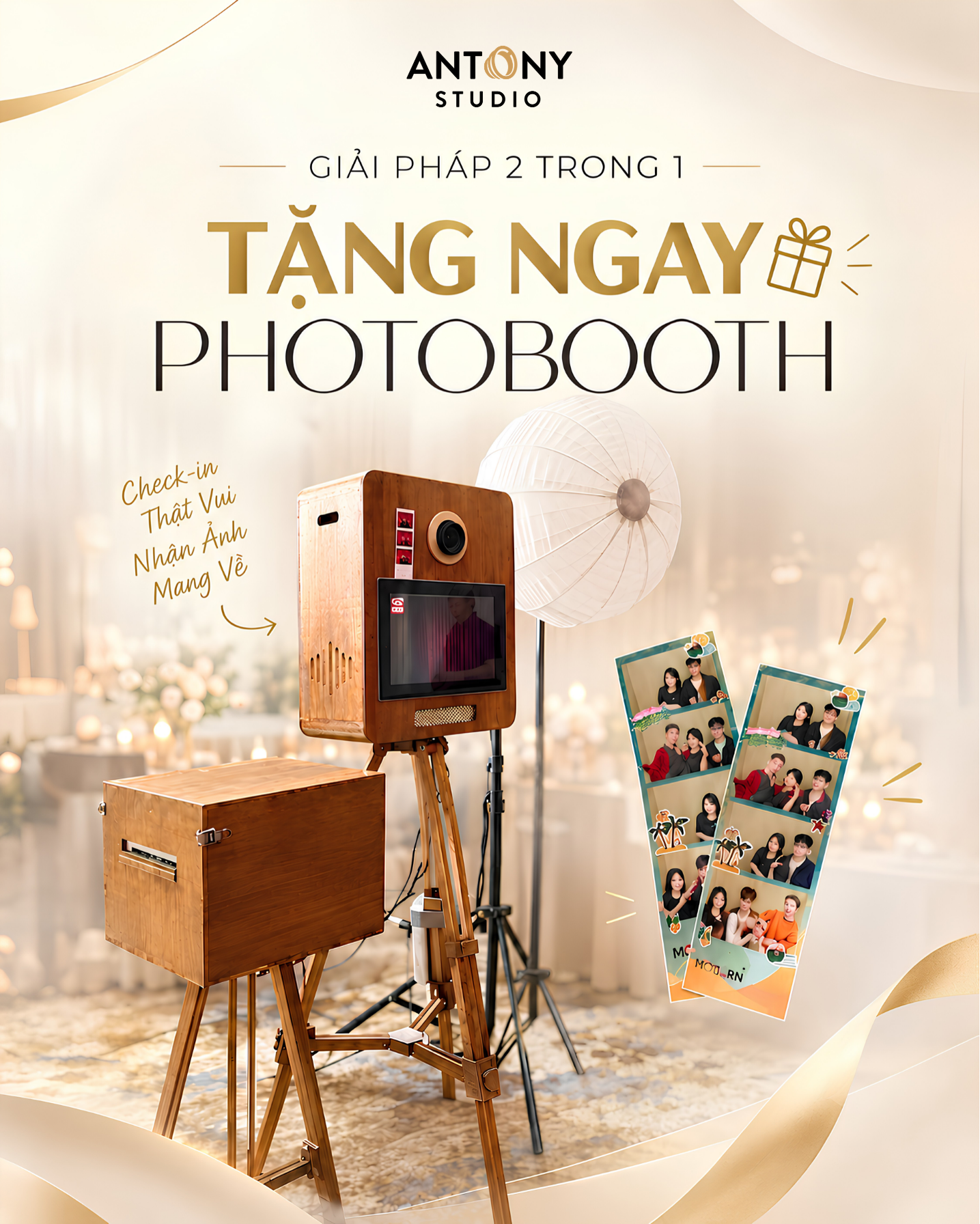Tặng Photobooth cho sự kiện doanh nghiệp - Antony Studio